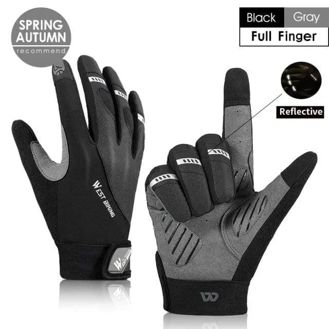 Radfahren Handschuhe Voll Finger MTB Rennrad Fahrrad Handschuhe Sommer Gel Sport Handschuhe Männer Frauen Fahrrad Ausrüstung