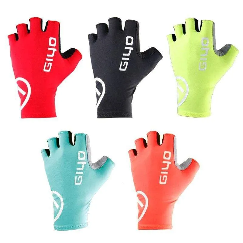 Breaking Wind Fahrradhandschuhe Halbfinger Anti-Rutsch-Fahrradhandschuhe Rennradhandschuh MTB Biciclet Guantes Ciclismo