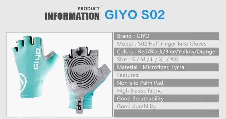 Breaking Wind Fahrradhandschuhe Halbfinger Anti-Rutsch-Fahrradhandschuhe Rennradhandschuh MTB Biciclet Guantes Ciclismo