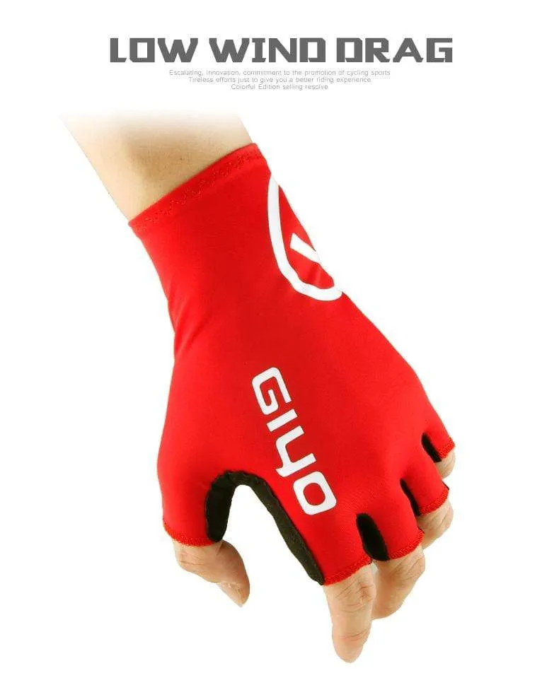 Breaking Wind Fahrradhandschuhe Halbfinger Anti-Rutsch-Fahrradhandschuhe Rennradhandschuh MTB Biciclet Guantes Ciclismo