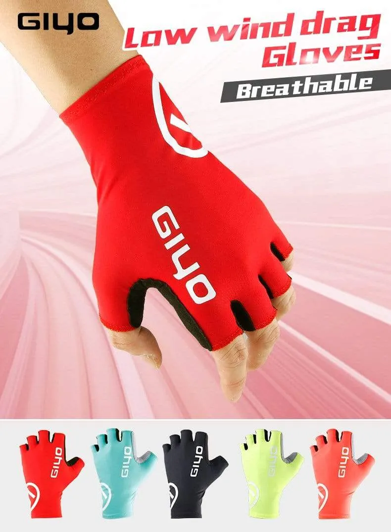 Breaking Wind Fahrradhandschuhe Halbfinger Anti-Rutsch-Fahrradhandschuhe Rennradhandschuh MTB Biciclet Guantes Ciclismo