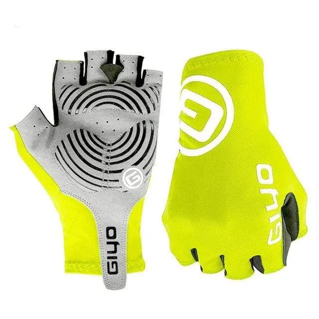 Breaking Wind Fahrradhandschuhe Halbfinger Anti-Rutsch-Fahrradhandschuhe Rennradhandschuh MTB Biciclet Guantes Ciclismo
