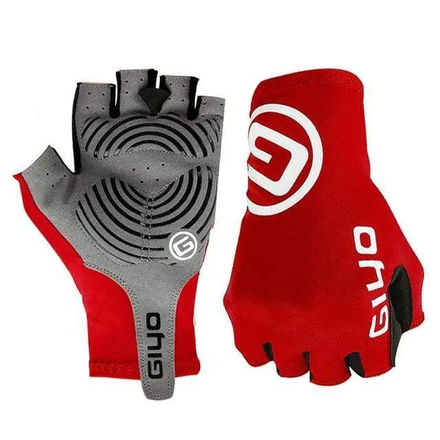 Breaking Wind Fahrradhandschuhe Halbfinger Anti-Rutsch-Fahrradhandschuhe Rennradhandschuh MTB Biciclet Guantes Ciclismo