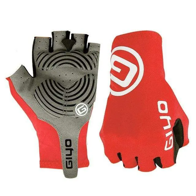 Breaking Wind Fahrradhandschuhe Halbfinger Anti-Rutsch-Fahrradhandschuhe Rennradhandschuh MTB Biciclet Guantes Ciclismo