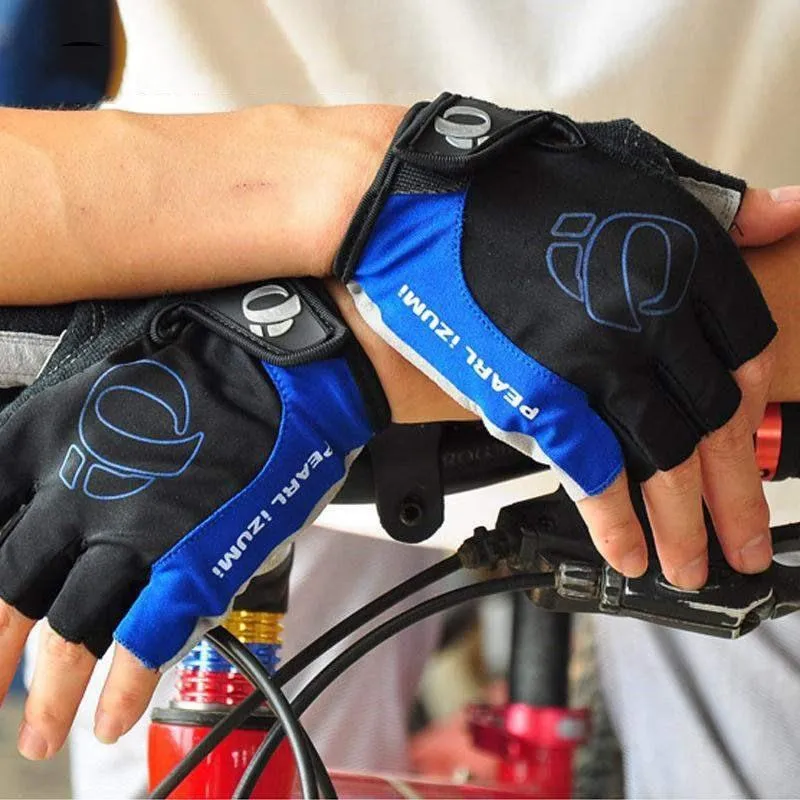 1 Paar Gel Halbfinger Fahrradhandschuhe Anti-Rutsch Anti-Schweiß Fahrrad Handschuhe Links-Rechts Anti-Schock MTB Rennrad Sporthandschuhe Road