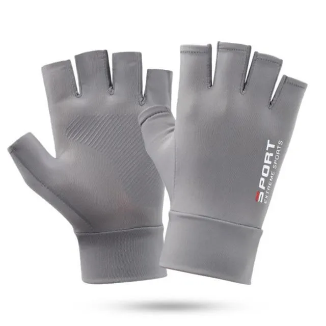 Schnelltrocknende Fahrradhandschuhe zum Radfahren, fingerlose Handschuhe für Herren, solide MTB-Fahrradhandschuhe, rutschfeste Motorrad-Fahrhandschuhe