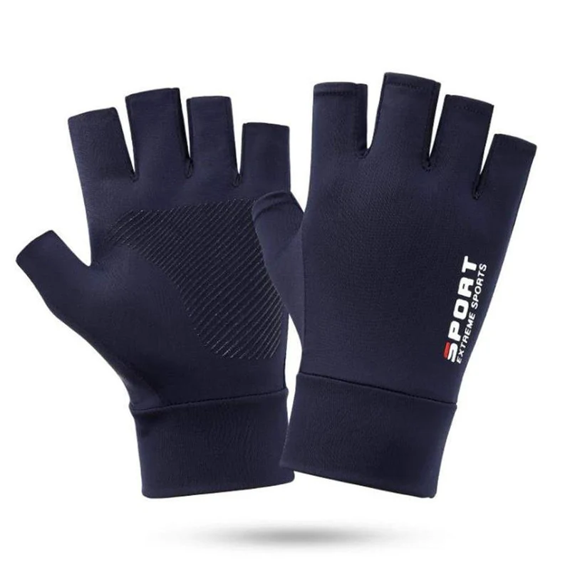 Schnelltrocknende Fahrradhandschuhe zum Radfahren, fingerlose Handschuhe für Herren, solide MTB-Fahrradhandschuhe, rutschfeste Motorrad-Fahrhandschuhe