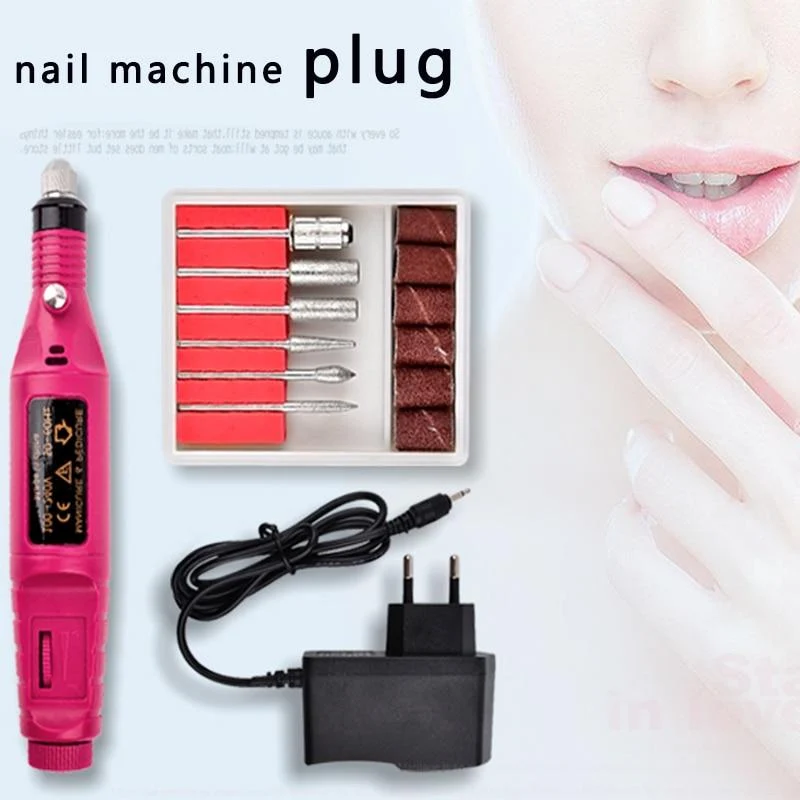 Nail art Bohrer Netzteil US EU UK AU Maniküre Bohrer Maschine AC/DC Konverter Pediküre Dreh Werkzeuge Elektrische nagel Zubehör