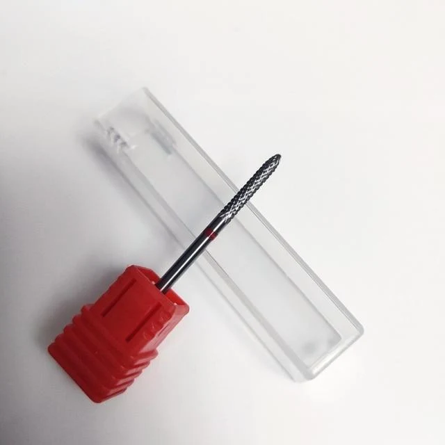1 stücke Pro hartmetall Nagel Bohrer Bits Nail art Elektrische Bohrmaschine Dateien Nail art Werkzeuge schneiden und polieren boden der nagel
