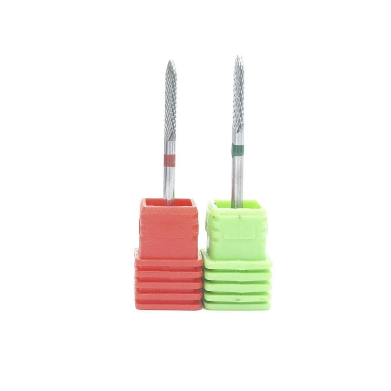 1 stücke Pro hartmetall Nagel Bohrer Bits Nail art Elektrische Bohrmaschine Dateien Nail art Werkzeuge schneiden und polieren boden der nagel