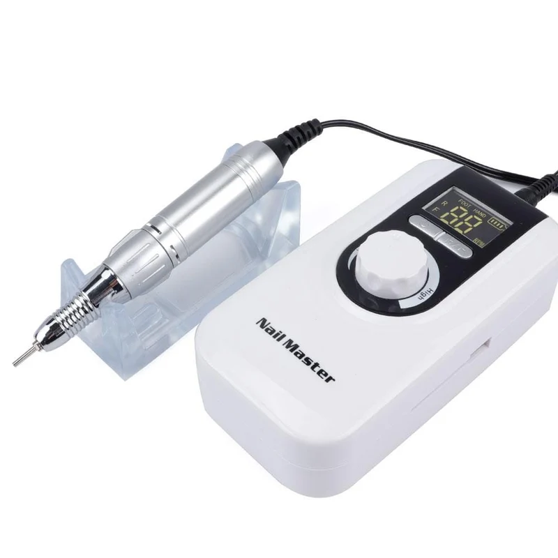 25 W Multifunktions-Nagelbohrmaschine mit 35000 U/min, wiederaufladbar, tragbar, stark polierend, Maniküre- und Pediküre-Set, Nagelwerkzeuge