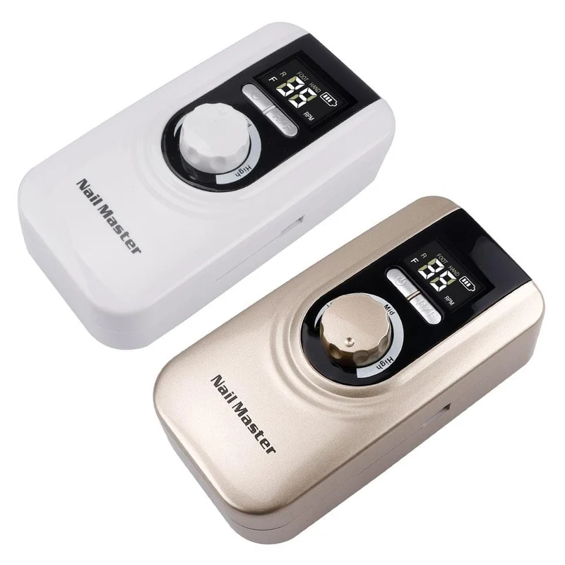 25 W Multifunktions-Nagelbohrmaschine mit 35000 U/min, wiederaufladbar, tragbar, stark polierend, Maniküre- und Pediküre-Set, Nagelwerkzeuge