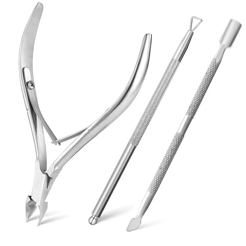 Doppelseitige Nägel Nagelhautschieber Finger Abgestorbene Haut Entferner Nagelzange Cutter für Maniküre Pediküre Zubehör Kunst Werkzeug Sets