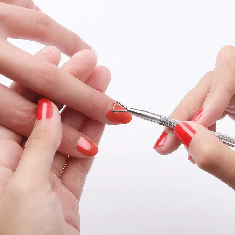 Doppelseitige Nägel Nagelhautschieber Finger Abgestorbene Haut Entferner Nagelzange Cutter für Maniküre Pediküre Zubehör Kunst Werkzeug Sets