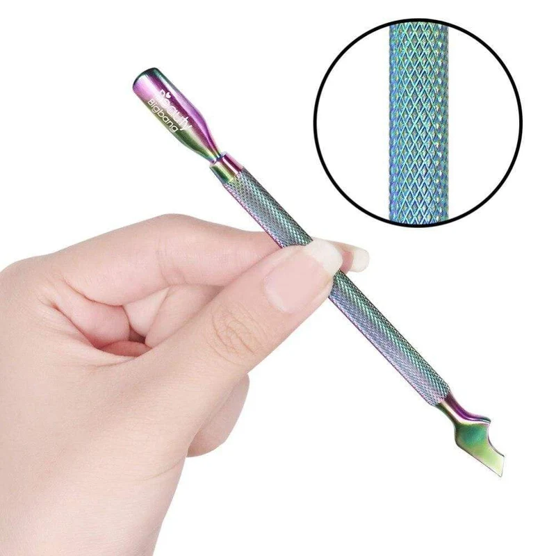 Edelstahl Nagelhautschieber Nagelschieber Repousse Cuticule Ongles Materiel Professionnelle Corta Cuticula Tool