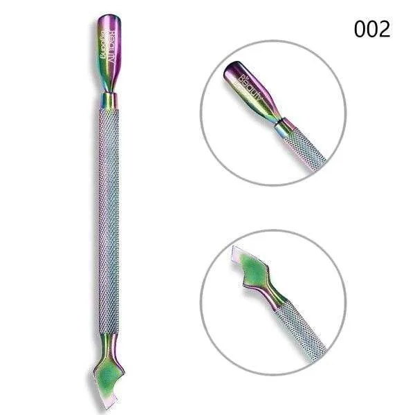 Edelstahl Nagelhautschieber Nagelschieber Repousse Cuticule Ongles Materiel Professionnelle Corta Cuticula Tool