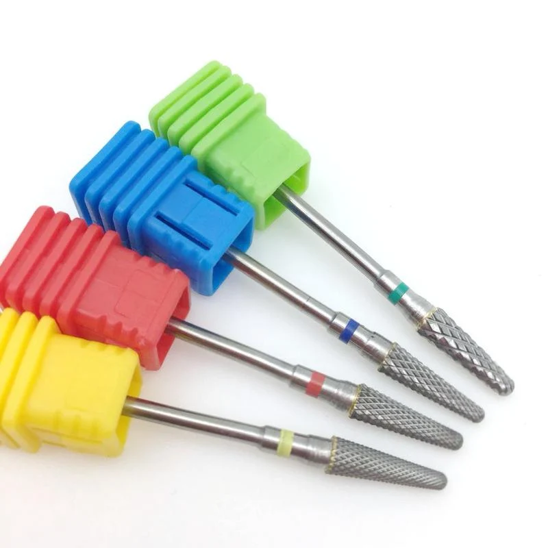 28 Typ Hartmetall-Nagelbohrer für elektrische Bohrmaschine, Maniküre-Maschinenzubehör, Wolframnägel, Fräser, Nagelfeilen, Kunstwerkzeuge
