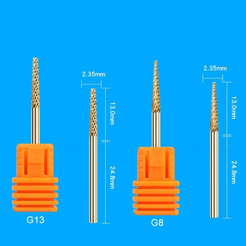 28 Typ Hartmetall-Nagelbohrer für elektrische Bohrmaschine, Maniküre-Maschinenzubehör, Wolframnägel, Fräser, Nagelfeilen, Kunstwerkzeuge
