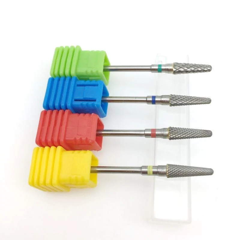 28 Typ Hartmetall-Nagelbohrer für elektrische Bohrmaschine, Maniküre-Maschinenzubehör, Wolframnägel, Fräser, Nagelfeilen, Kunstwerkzeuge