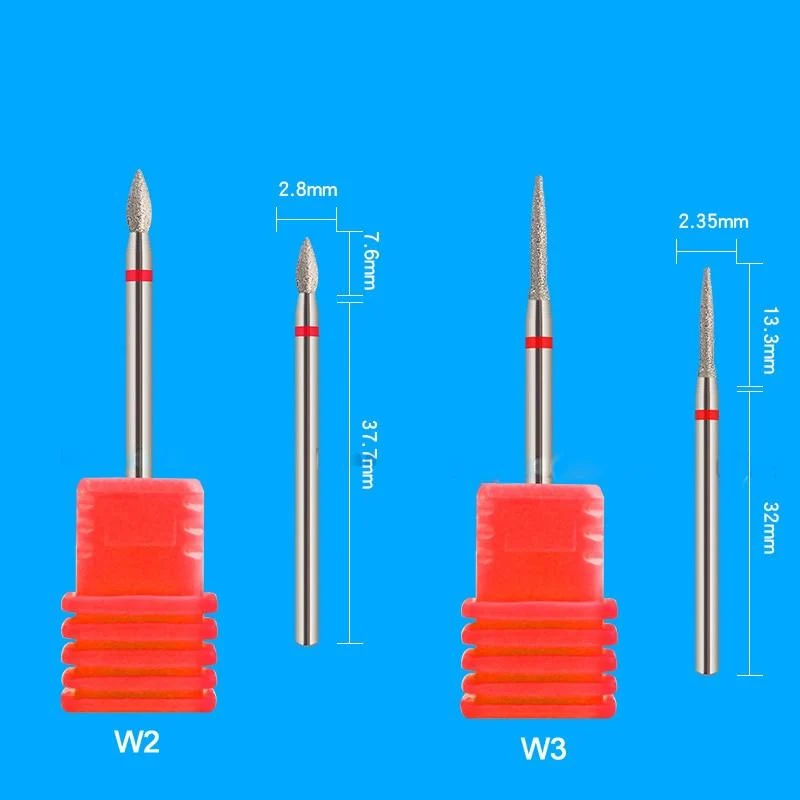 28 Typ Hartmetall-Nagelbohrer für elektrische Bohrmaschine, Maniküre-Maschinenzubehör, Wolframnägel, Fräser, Nagelfeilen, Kunstwerkzeuge