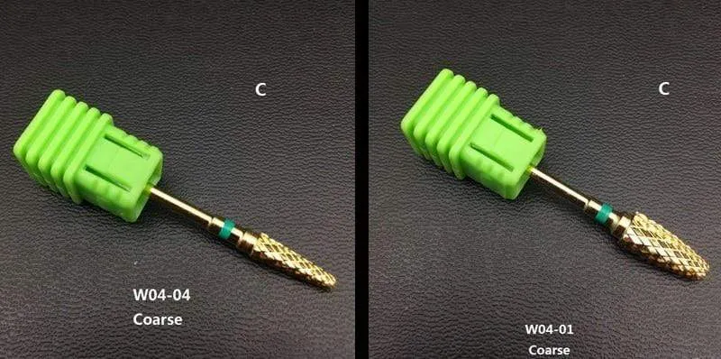 28 Typ Hartmetall-Nagelbohrer für elektrische Bohrmaschine, Maniküre-Maschinenzubehör, Wolframnägel, Fräser, Nagelfeilen, Kunstwerkzeuge