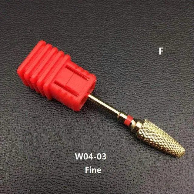 28 Typ Hartmetall-Nagelbohrer für elektrische Bohrmaschine, Maniküre-Maschinenzubehör, Wolframnägel, Fräser, Nagelfeilen, Kunstwerkzeuge