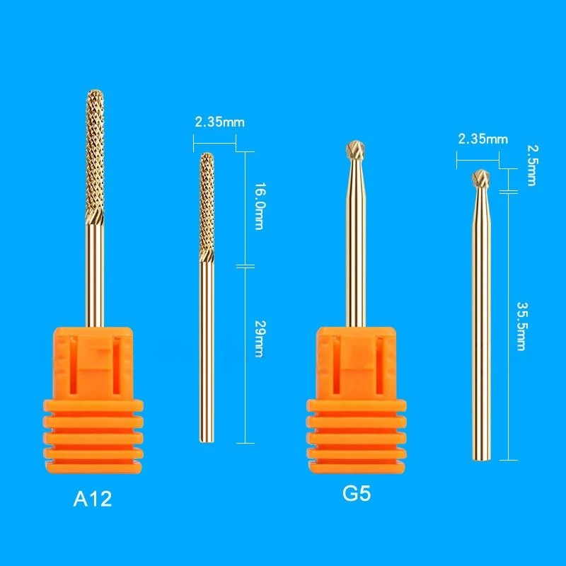 28 Typ Hartmetall-Nagelbohrer für elektrische Bohrmaschine, Maniküre-Maschinenzubehör, Wolframnägel, Fräser, Nagelfeilen, Kunstwerkzeuge