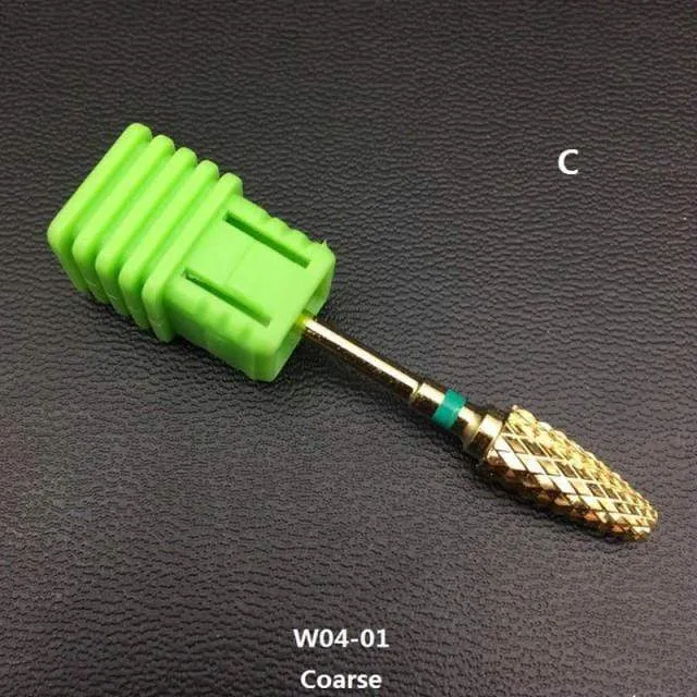 28 Typ Hartmetall-Nagelbohrer für elektrische Bohrmaschine, Maniküre-Maschinenzubehör, Wolframnägel, Fräser, Nagelfeilen, Kunstwerkzeuge