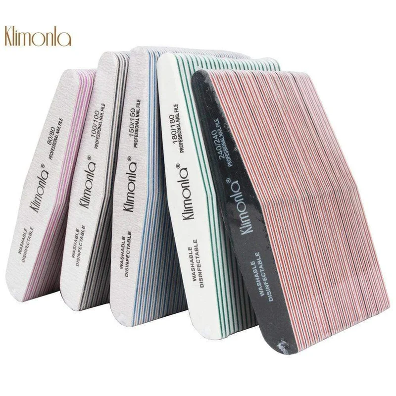 10Pcs Professionelle Raute Nagel Datei 80/100/150/180/240 Nagellack Sets Holz nagelvijl Maniküre Werkzeuge Nägel Zubehör