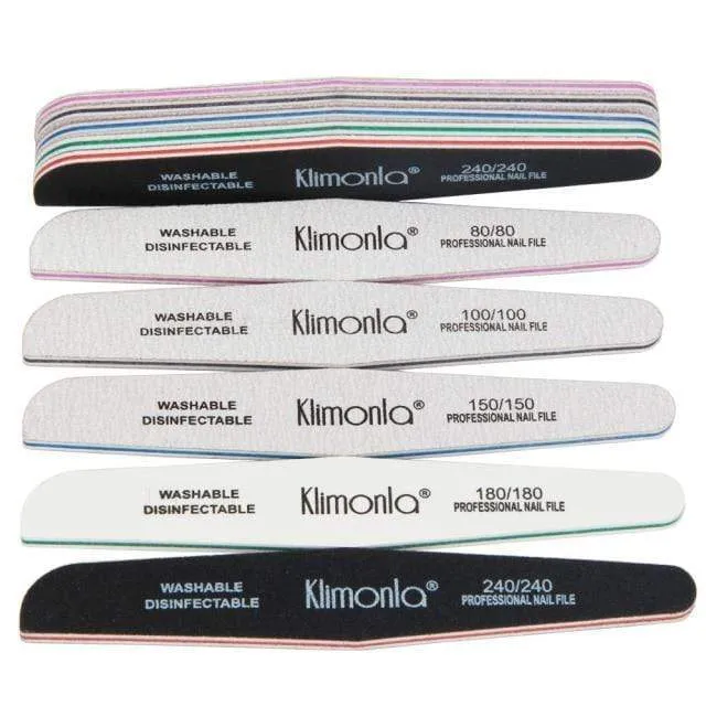 10Pcs Professionelle Raute Nagel Datei 80/100/150/180/240 Nagellack Sets Holz nagelvijl Maniküre Werkzeuge Nägel Zubehör
