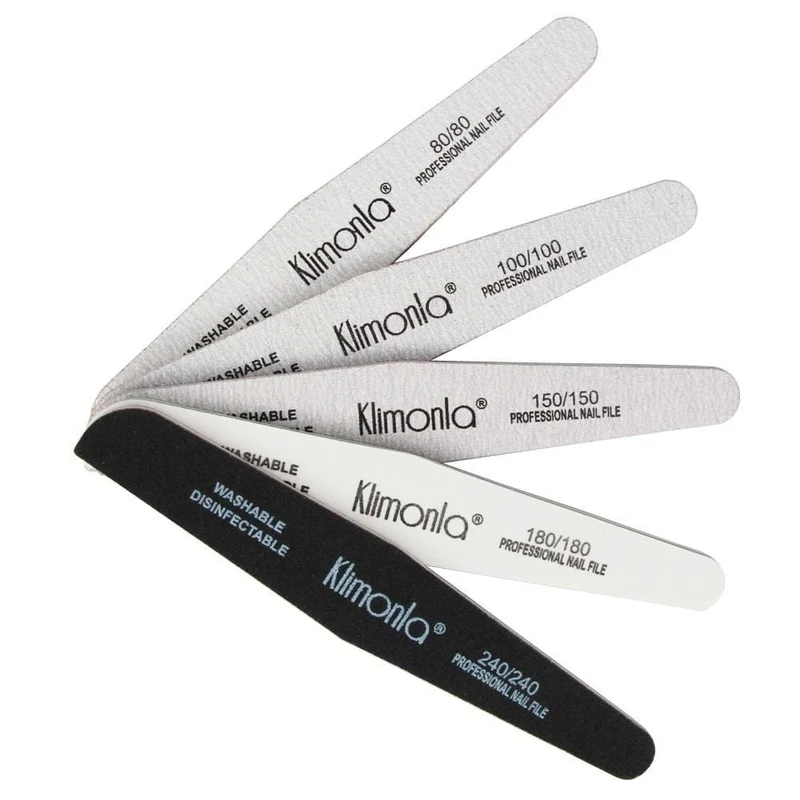 10Pcs Professionelle Raute Nagel Datei 80/100/150/180/240 Nagellack Sets Holz nagelvijl Maniküre Werkzeuge Nägel Zubehör