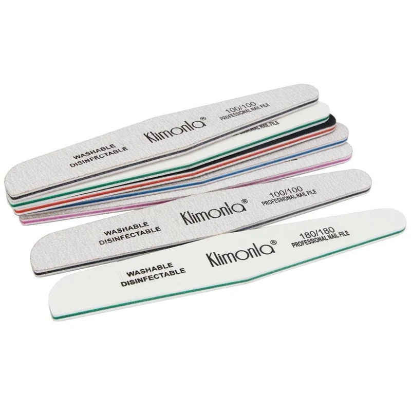 10Pcs Professionelle Raute Nagel Datei 80/100/150/180/240 Nagellack Sets Holz nagelvijl Maniküre Werkzeuge Nägel Zubehör