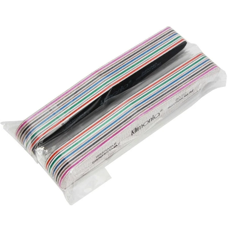 10Pcs Professionelle Raute Nagel Datei 80/100/150/180/240 Nagellack Sets Holz nagelvijl Maniküre Werkzeuge Nägel Zubehör
