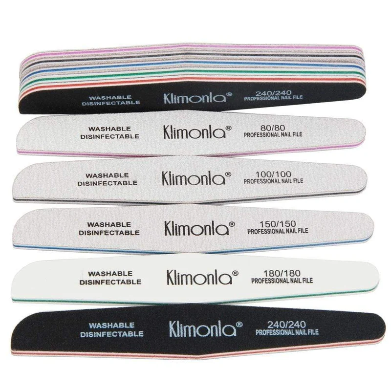 10Pcs Professionelle Raute Nagel Datei 80/100/150/180/240 Nagellack Sets Holz nagelvijl Maniküre Werkzeuge Nägel Zubehör