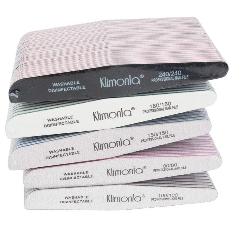 10Pcs Professionelle Raute Nagel Datei 80/100/150/180/240 Nagellack Sets Holz nagelvijl Maniküre Werkzeuge Nägel Zubehör