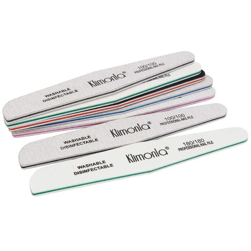 10Pcs Professionelle Raute Nagel Datei 80/100/150/180/240 Nagellack Sets Holz nagelvijl Maniküre Werkzeuge Nägel Zubehör
