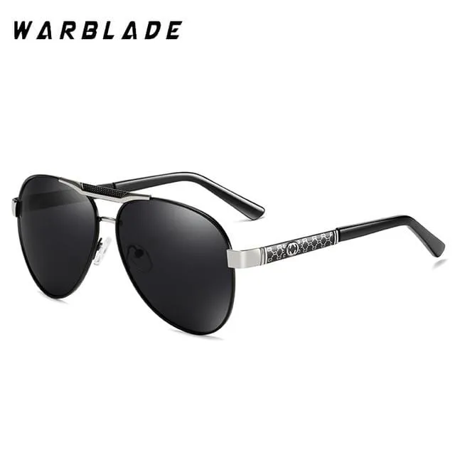 Polarisierte Sonnenbrille für Herren für Sport im Freien, Autofahren, Polaroid-Sonnenbrille, Herren, Piloten-Sonnenbrille mit Metallrahmen, Gafas De