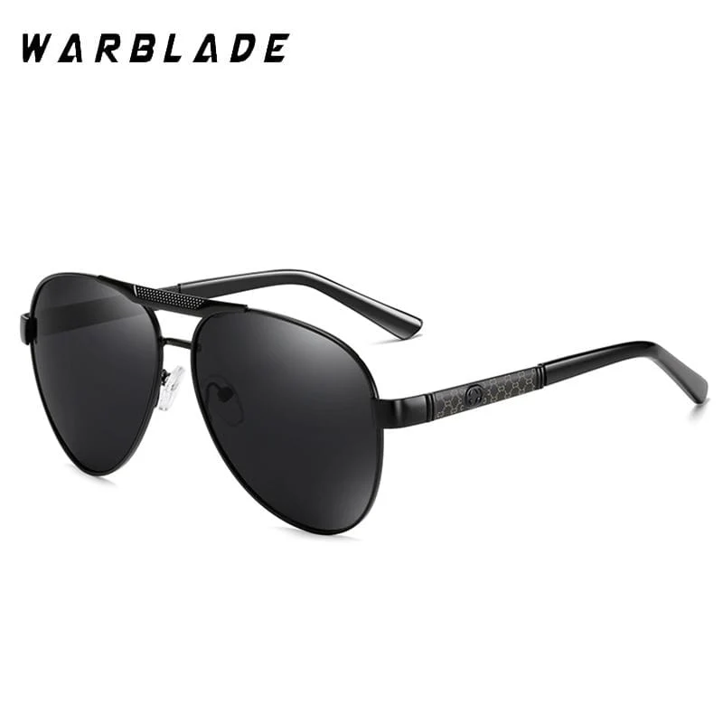 Polarisierte Sonnenbrille für Herren für Sport im Freien, Autofahren, Polaroid-Sonnenbrille, Herren, Piloten-Sonnenbrille mit Metallrahmen, Gafas De