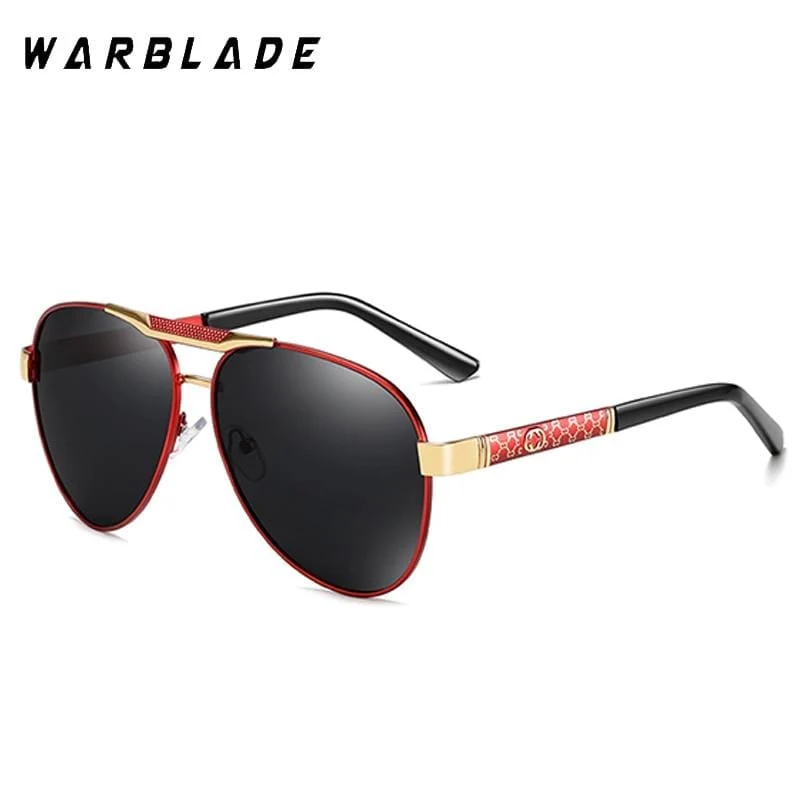 Polarisierte Sonnenbrille für Herren für Sport im Freien, Autofahren, Polaroid-Sonnenbrille, Herren, Piloten-Sonnenbrille mit Metallrahmen, Gafas De