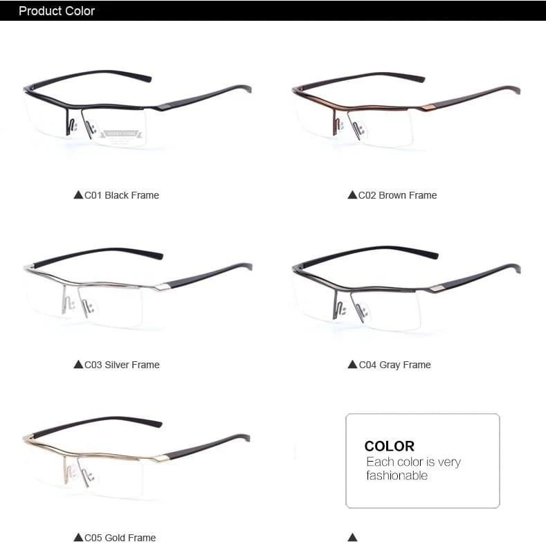 Männer Optische Rahmen Brillen Rahmen Rack Kommerziellen Gläser Mode Brillen Rahmen Myopie Titan Rahmen TR90 Beine