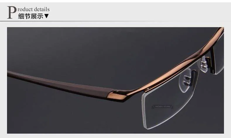 Männer Optische Rahmen Brillen Rahmen Rack Kommerziellen Gläser Mode Brillen Rahmen Myopie Titan Rahmen TR90 Beine