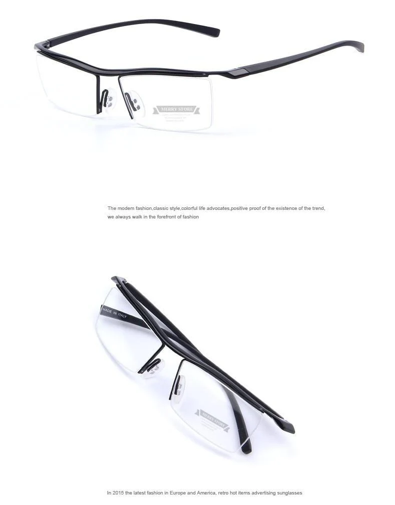Männer Optische Rahmen Brillen Rahmen Rack Kommerziellen Gläser Mode Brillen Rahmen Myopie Titan Rahmen TR90 Beine