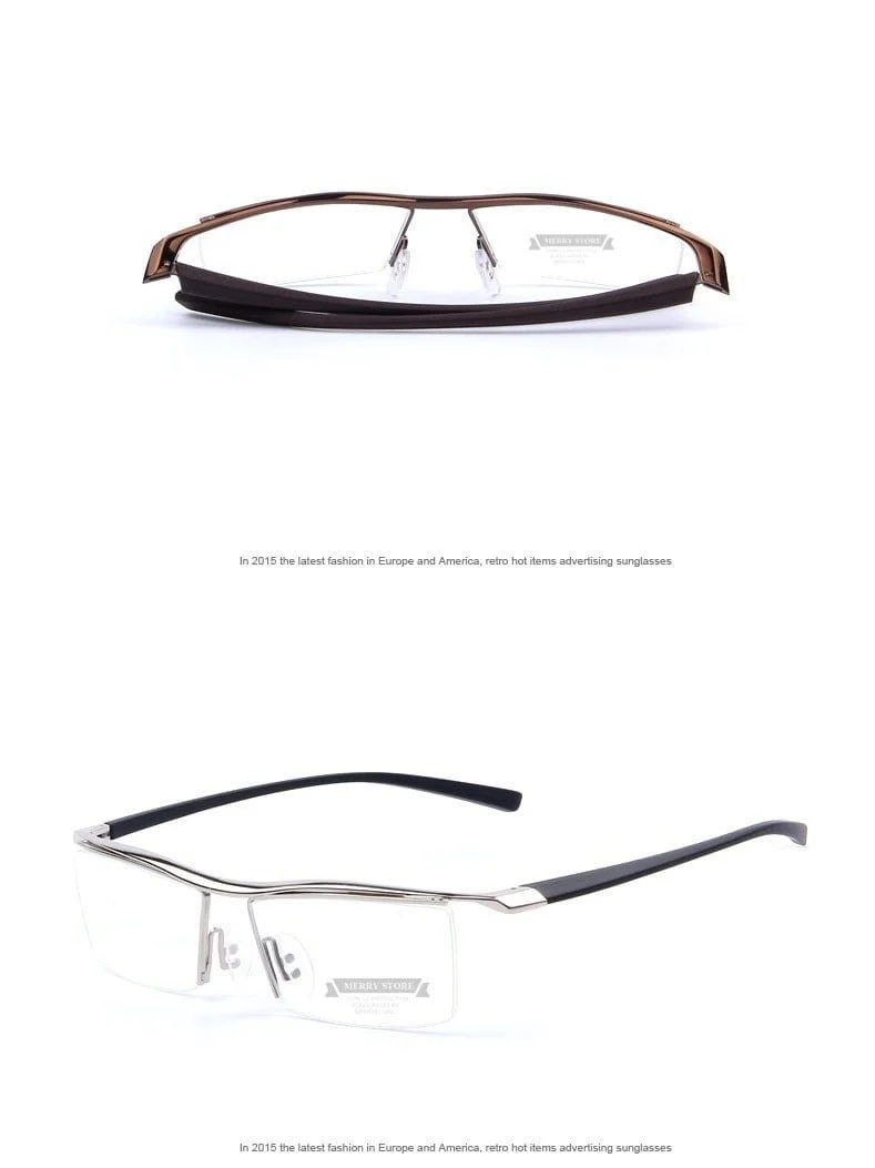 Männer Optische Rahmen Brillen Rahmen Rack Kommerziellen Gläser Mode Brillen Rahmen Myopie Titan Rahmen TR90 Beine
