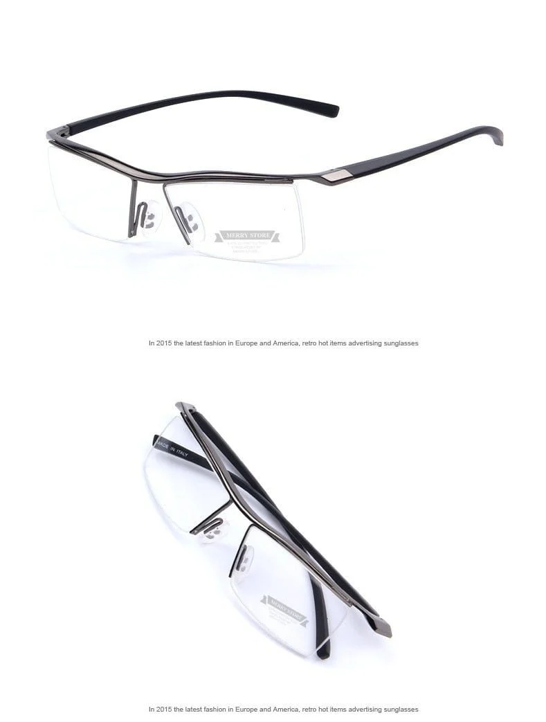 Männer Optische Rahmen Brillen Rahmen Rack Kommerziellen Gläser Mode Brillen Rahmen Myopie Titan Rahmen TR90 Beine