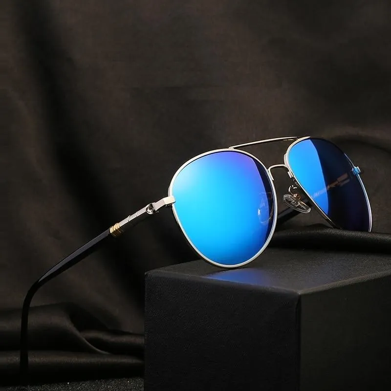 Polarisierte Sonnenbrille für Herren und Damen, Vintage-Sonnenbrille für Autofahrer, Pilotenbrille, Markendesigner, schwarze Sonnenbrille für Herren und Damen, UV400