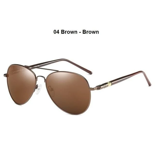 Polarisierte Sonnenbrille für Herren und Damen, Vintage-Sonnenbrille für Autofahrer, Pilotenbrille, Markendesigner, schwarze Sonnenbrille für Herren und Damen, UV400