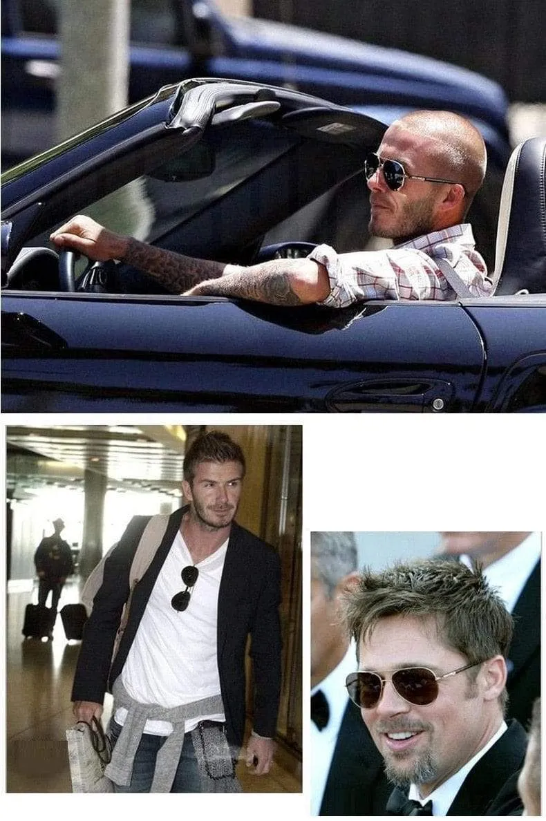 Polarisierte Sonnenbrille für Herren und Damen, Vintage-Sonnenbrille für Autofahrer, Pilotenbrille, Markendesigner, schwarze Sonnenbrille für Herren und Damen, UV400