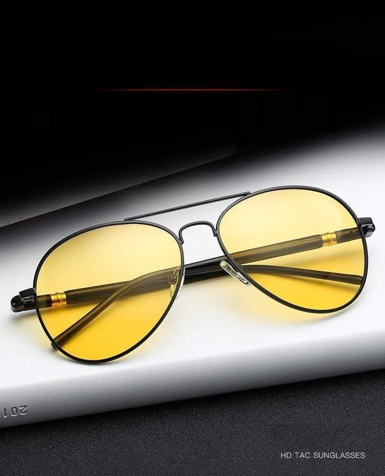 Polarisierte Sonnenbrille für Herren und Damen, Vintage-Sonnenbrille für Autofahrer, Pilotenbrille, Markendesigner, schwarze Sonnenbrille für Herren und Damen, UV400