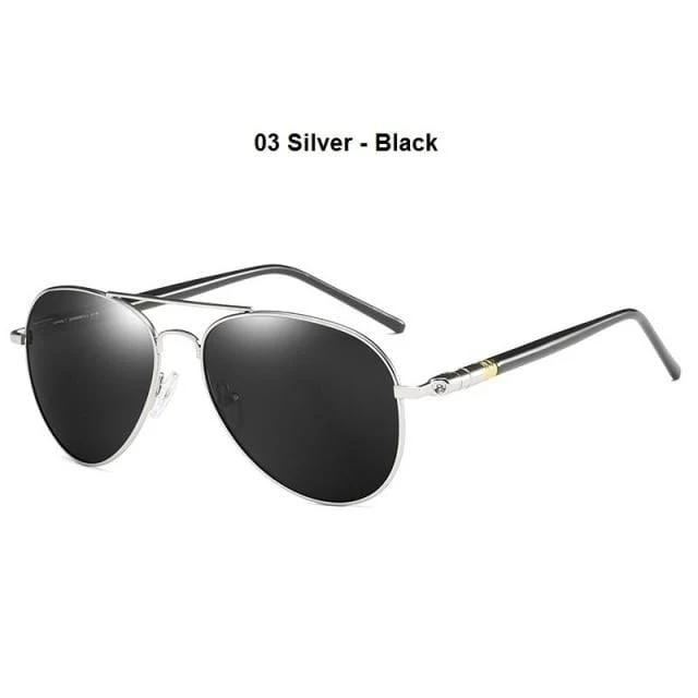 Polarisierte Sonnenbrille für Herren und Damen, Vintage-Sonnenbrille für Autofahrer, Pilotenbrille, Markendesigner, schwarze Sonnenbrille für Herren und Damen, UV400