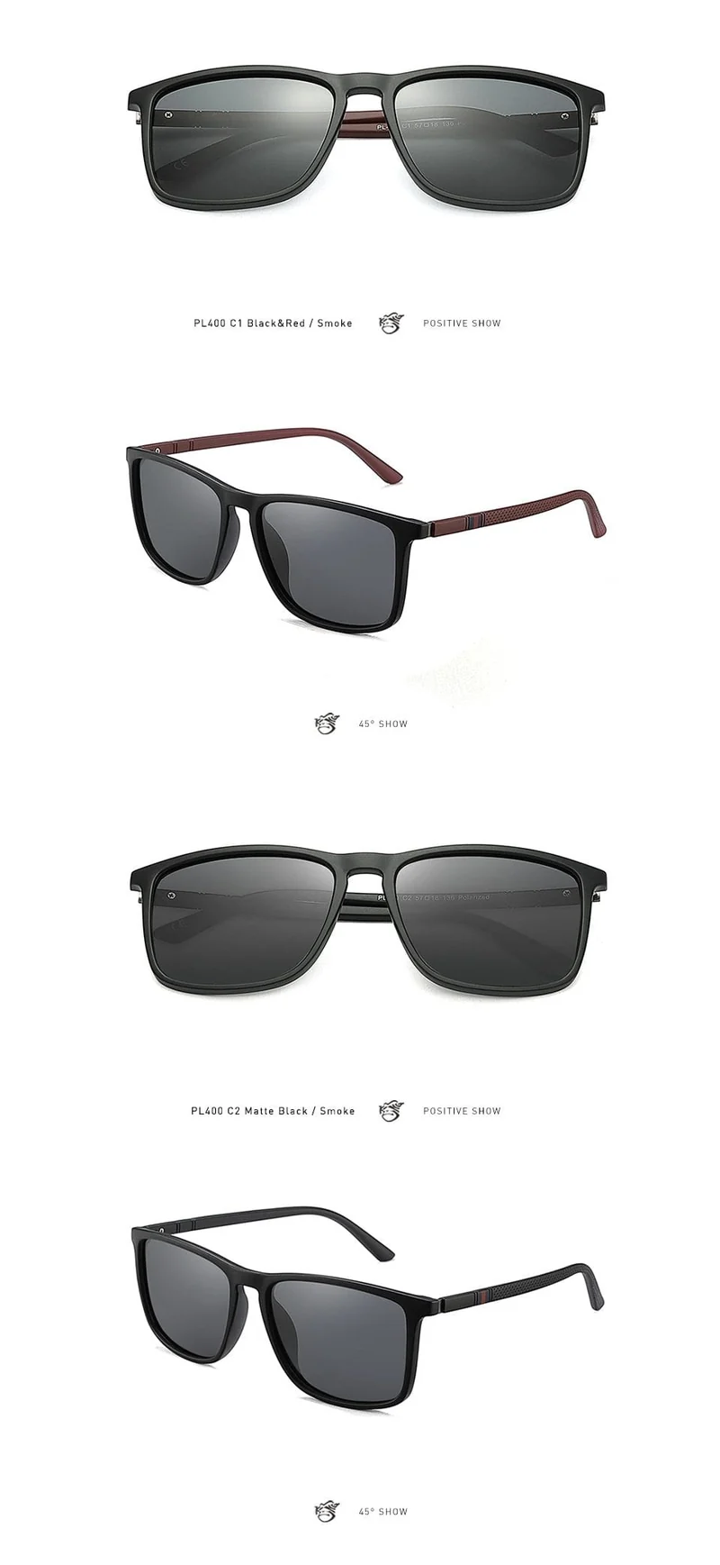 Polarisierte Sonnenbrille für Herren, zum Autofahren, Sonnenbrille für Männer, Vintage, Reisen, Angeln, klassische Sonnenbrille, 400